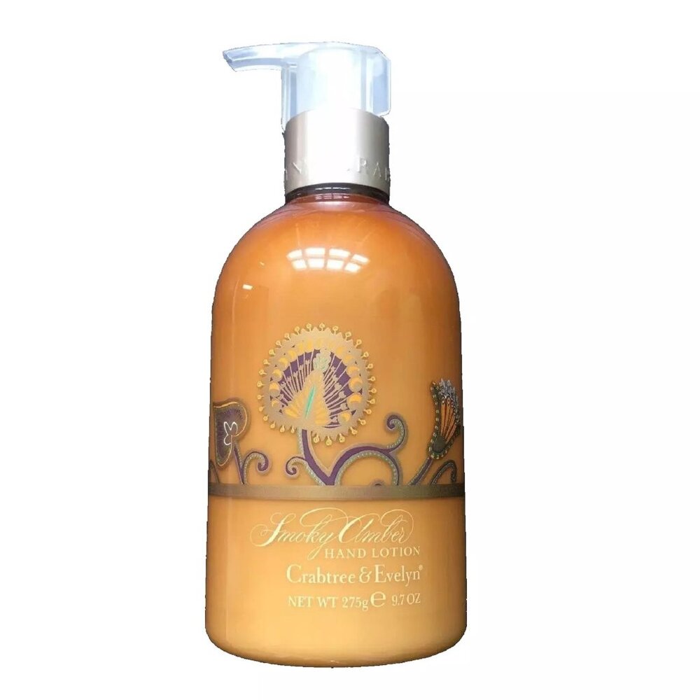2 brand new Crabtree & Evelyn Hand Lotion (9.3 fluid ounces) - SMOKY AMBER scent - Picture 2 of 4